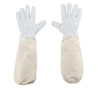 Guanti da Apicoltura in Pelle di Capra, Misura Grande, 50 cm, con Maniche Ventilate