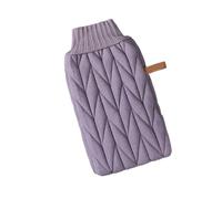 Guanti da bagno esfolianti 2 pezzi Scrub for il corpo SPA Doccia Panno for viso Potente rimozione delle macchie Spugna for lavaggio Asciugamano massaggiatore(Purple)