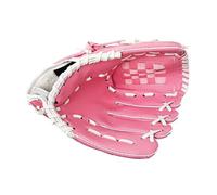 Guanti da Baseball Guanto da battuta baseball lanciatore con doppio spessore in PVC fondo rinforzato for pollice(Pink,C)