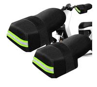 Guanti da bici caldi - Manopole per manubrio, impermeabili, antivento, protezioni termiche, abbigliamento ergonomico affidabile per attività all'aperto per ciclismo, touring, pendolarismo, montagna