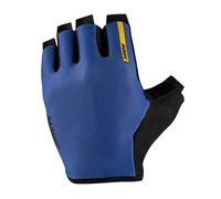 Guanti da bici interstagione senza velcro Mavic Essential Gel Bleu