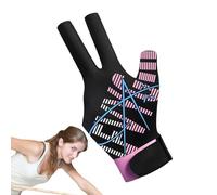 Guanti da biliardo a tre dita, guanti sportivi per coda da biliardo,Pool Cue Guanti sportivi unisex a tre dita | Accessori di design a metà dito per utenti maschi e fem