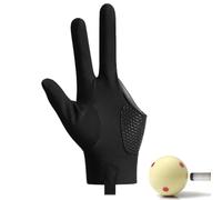 Guanti da biliardo a tre dita, unisex, con 3 dita | Guanto da piscina Stecca da biliardo Sparatutto Carrom Sport Processo di giunzione