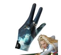 Guanti da biliardo con tre dita, guanti da biliardo con 3 dita, comodi e regolabili, accessori sportivi per ciclisti, giovani, uomini, donne, mamma, papà