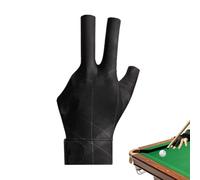 Guanti da biliardo, da biliardo, da biliardo a tre dita, traspiranti e da biliardo, adatti per la mano sinistra, per sport e tornei nel gioco e outdo