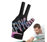 Guanti da biliardo,Guanti da biliardo a tre dita,Guanti da biliardo sportivi unisex da biliardo | Accessori sportivi dal design a metà dito per utenti maschi e femmine