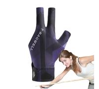 Guanti Da Biliardo Traspiranti - Guanti A Tre Dita Antiscivolo E Assorbenti Del Sudore | Guanti Ad Alte Prestazioni, Proteggono La Mano Sinistra, Ideali Per Gli Sport Di Biliardo E I Giochi Di Precisi