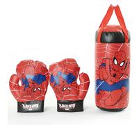 Guanti da boxe e sacco da allenamento Spiderman per bambini