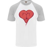 Guanti Da Boxe Heart Boxer MMA Muay Thai Uomo Maglietta S/S Da Baseball