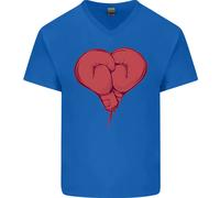 Guanti Da Boxe Heart Boxer MMA Muay Thai Uomo T-Shirt In Cotone A V