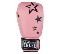 Guanti da boxe in pelle artificiale Benlee Sistar Rose 12 once