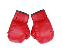 Guanti da Boxe per Allenamento Sacco, Comodi e Resistenti, Rosso | Lavoro al Sacco e Allenamento Intenso, Polso Allargato, Fori D'aria, in PU e Spugna