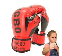 Guanti da boxe per bambini, guanti protettivi per giovani, regolabili e durevoli, attrezzatura da boxe da lotta traspirante, guanti morbidi per kickboxing, Thai per bambini