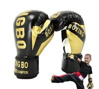 Guanti da boxe per bambini, guanti protettivi per giovani, regolabili e durevoli, attrezzatura da boxe da lotta traspirante, guanti morbidi per kickboxing, Thai per bambini
