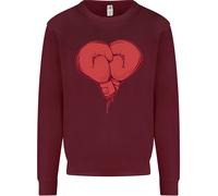 Guanti Da Boxe Per Cuore Boxer MMA Muay Thai Uomo Felpa Maglione