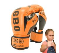 Guanti da boxe per - Modello di allenamento regolabile per ragazzi e ragazze, protezione imbottita sicura | Ideale per il kick boxing thai | Accessorio sportivo traspirante e resistente