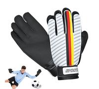 Guanti da Calcio, 1 Paio Guanti Portiere Giovanili, Amortizzazione Imbottiti Calciatore Allenamento Attrezzatura Pratica Scuola Campionati