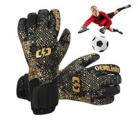Guanti da calcio - Antiscivolo, spessi, elastici e confortevoli, guanti da calcio per ragazzi giovani e adolescenti | Per ragazzi, ragazze, adulti, adolescenti, famiglia e