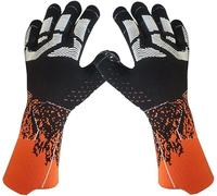 Guanti da calcio da portiere, antiscivolo, resistenti all'abrasione, con protezione per il polso, ideali per bambini (9)