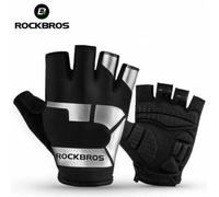 Guanti da ciclismo a mezze dita imbottiti SBR per bici da strada e mountain bike