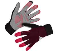 Guanti da ciclismo da donna Endura Windchill Rouge