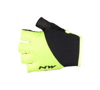 Paio di guanti corti northwave fast giallo nero