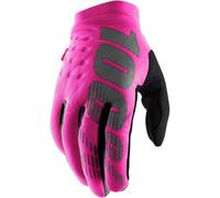 100percent Brisker Woman Off-road Gloves Rosa L / Short Donna