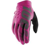 Guanti Da Donna Brisker Per Il Freddo 100% M Rosa Neon/Nero 10005-00007