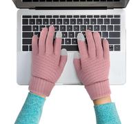 Guanti da donna per la stagione fredda, antiscivolo, antivento, guanti caldi per le donne con clima freddo, per ciclismo, corsa, sport, guida, campeggio, escursionismo, attività all'aperto