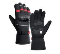 Guanti da equitazione con freddo - lavaggio a mano per moto termiche, touchscreen antivento - Attrezzi esterni | Guanti isolati impermeabili per ciclismo, snowboard e sport invernali