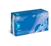 Guanti da esaminazione, monouso in nitrile senza polvere, Blu XL