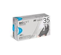 Guanti da esplorazione in nitrile senza polvere AQL 1.0, elevata resistenza e ottimo grip, conf. 100 pezzi (Taglia XL)