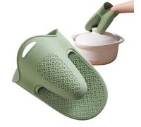 Guanti da forno, guanti da cucina in silicone, protezione per le mani antiscivolo, resistente al calore, impermeabile, per la cottura al forno, la cucina, la casa, il barbecue e il