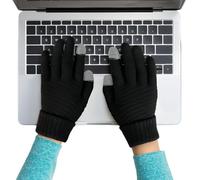 Guanti da freddi | Polsino elastico per touch screen | Guanti termici elastici da donna per scrivere messaggi, corsa sport guida equitazione campeggio escursionismo viaggio all'aperto Cum