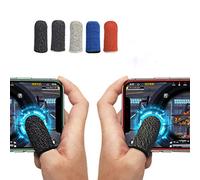 Guanti Da Gioco Per Lettini Tattili Con Maniche Per Giochi Mobili Respirabili A Prova Di Sudore Manicotto Del Controller Fingertips, Pollice Per Il Controller In Fibra D’Argento (B)