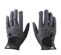 Guanti da golf 2 pezzi Guanto uomo Mano sinistra/destra con particelle di allenamento for swing morbido Per Sport All'aperto(Dark Grey,24 medium large)