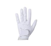 Guanti da golf 2 pezzi Guanto uomo Mano sinistra/destra con particelle di allenamento for swing morbido Per Sport All'aperto(Left white,25 large)