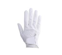 Guanti da golf 2 pezzi Guanto uomo Mano sinistra/destra con particelle di allenamento for swing morbido Per Sport All'aperto(Right white,23 medium)