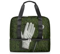 Guanti da golf, borsone sportivo per donne, uomini, ragazzi e ragazze, 21 l, per il fine settimana, per la notte, per viaggi, palestra, yoga, Colore, Grande, Organizer per borse