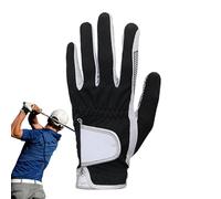 Guanti da golf da uomo - Guanti da golf da uomo per ogni condizione atmosferica | Herrèn - Guanti da golf in rete traspirante, tessuto nano-antiscivolo, opzione con una sola mano, per mancini o