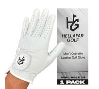 Guanti da golf da uomo, in pelle Cabretta di alta qualità, per una presa forte, durevoli, per tutte le condizioni atmosferiche, guanti da golf da uomo per un migliore controllo (XL, mano sinistra