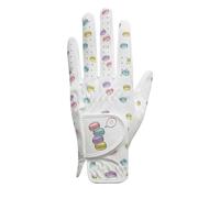 Guanti da golf in pelle da donna, confezione da 1, mano sinistra o destra, respirabili, antiscivolo, comfort per golfiste Sinistra-S,Destra-S,S-Indossato sulla mano sinistra,M-Indossato sulla mano sin