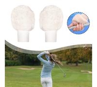 Guanti da golf invernali da allenamento, spessi, a mezze dita, per donne