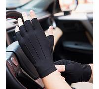 Guanti da guida senza dita da uomo e donna, protezione solare, in rete, traspiranti, con impugnatura antiscivolo, guanti da ciclismo per touchscreen, guanti caldi per sport, palestra, fitness, corsa