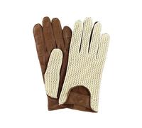 Guanti Vintage Marroni con Rete Vera Pelle Taglia M Simoni Racing