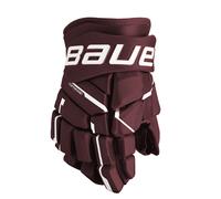 Guanti da hockey Bauer Supreme M5PRO Maroon Intermediate 13 pollici