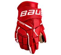 Guanti da hockey Bauer Supreme M5PRO Red Senior 15 pollici