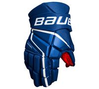 Guanti da hockey Bauer Vapor 3X Blue Intermediate 12 pollici