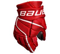 Guanti da hockey Bauer Vapor 3X PRO Red Junior 10 pollici