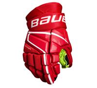 Guanti da hockey Bauer Vapor 3X Red Junior 11 pollici